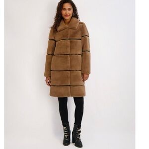 Karl Lagerfeld Tan Teddy Jacket